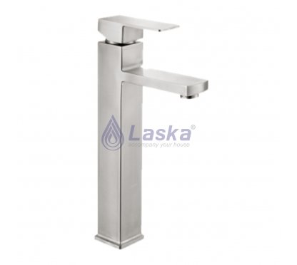 VÒI LAVABO NÓNG LẠNH INOX 304 (BH-5 NĂM) LK-101K (30CM)