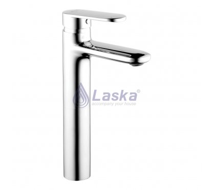 VÒI LAVABO NÓNG LẠNH ĐỒNG THAU MẠ CROME (BH-5 NĂM) LK-1210K (30CM)