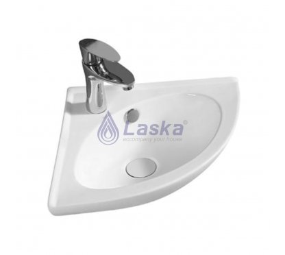 CHẬU LAVABO GÓC TREO TƯỜNG LASKA (BH - 20 NĂM) LKLB 08