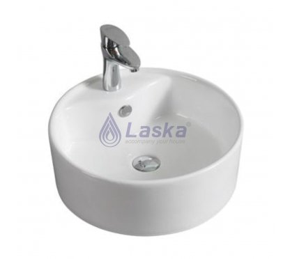 CHẬU LAVABO ĐẶT BÀN LASKA (BH - 20 NĂM) LKLB 11