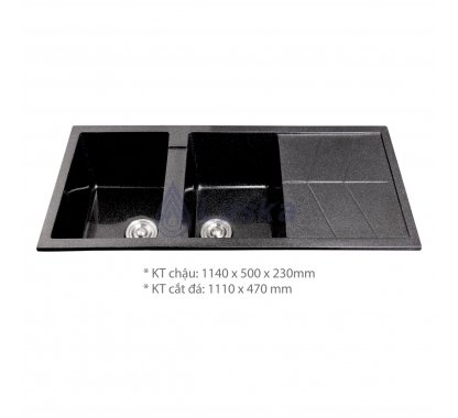 CHẬU RỬA CHÉN ĐÁ ĐEN (BẢO HÀNH 5 NĂM) LCR-27D