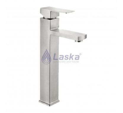 VÒI LAVABO NÓNG LẠNH INOX 304 (BH-5 NĂM) LK-101K (30CM)