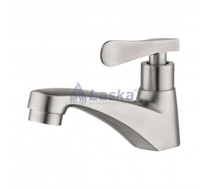 VÒI LAVABO INOX 304, MỘT ĐƯỜNG NƯỚC (BH-3 NĂM) LK-1102