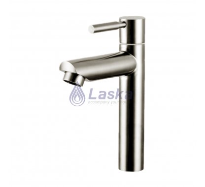VÒI LAVABO INOX 304, MỘT ĐƯỜNG NƯỚC (BH-3 NĂM) LK-1103
