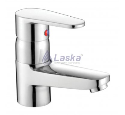 VÒI LAVABO NÓNG LẠNH ĐỒNG THAU MẠ CROME (BH-5 NĂM) LK-1202