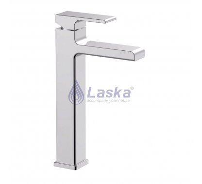 VÒI LAVABO NÓNG LẠNH ĐỒNG THAU MẠ CROME (BH-5 NĂM) LK-1220K (30CM)