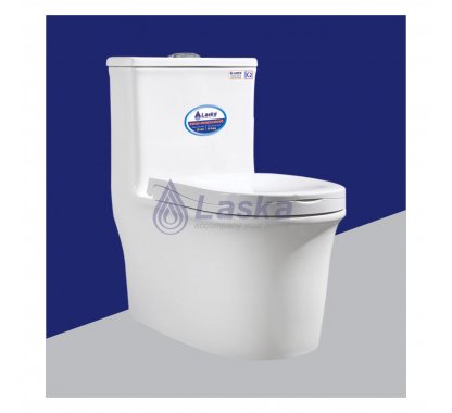 BỒN CẦU 1 KHỐI CAO CẤP LASKA (BH-20 NĂM) LKBC 011