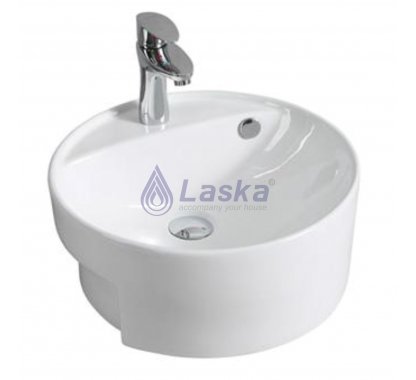 CHẬU LAVABO TRÒN - BÁN ÂM (BH - 20 NĂM) LKLB-04