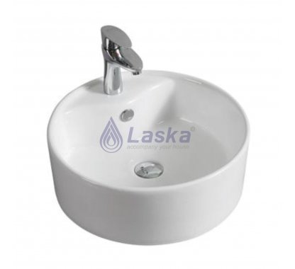 CHẬU LAVABO ĐẶT BÀN LASKA (BH - 20 NĂM) LKLB 11
