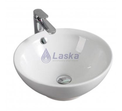 CHẬU LAVABO ĐẶT BÀN LASKA (BH - 20 NĂM) LKLB 12