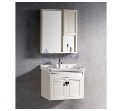 TỦ LAVABO NHÀ TẮM NHỰA PVC VÂN GỖ CAO CẤP, KHÔNG NGẤM NƯỚC (BẢO HÀNH 24 THÁNG) LKTL-05