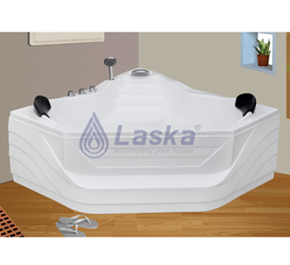 BỒN TẮM GÓC MASSAGE CAO CẤP LASKA (BH-5 NĂM) LK-03BT